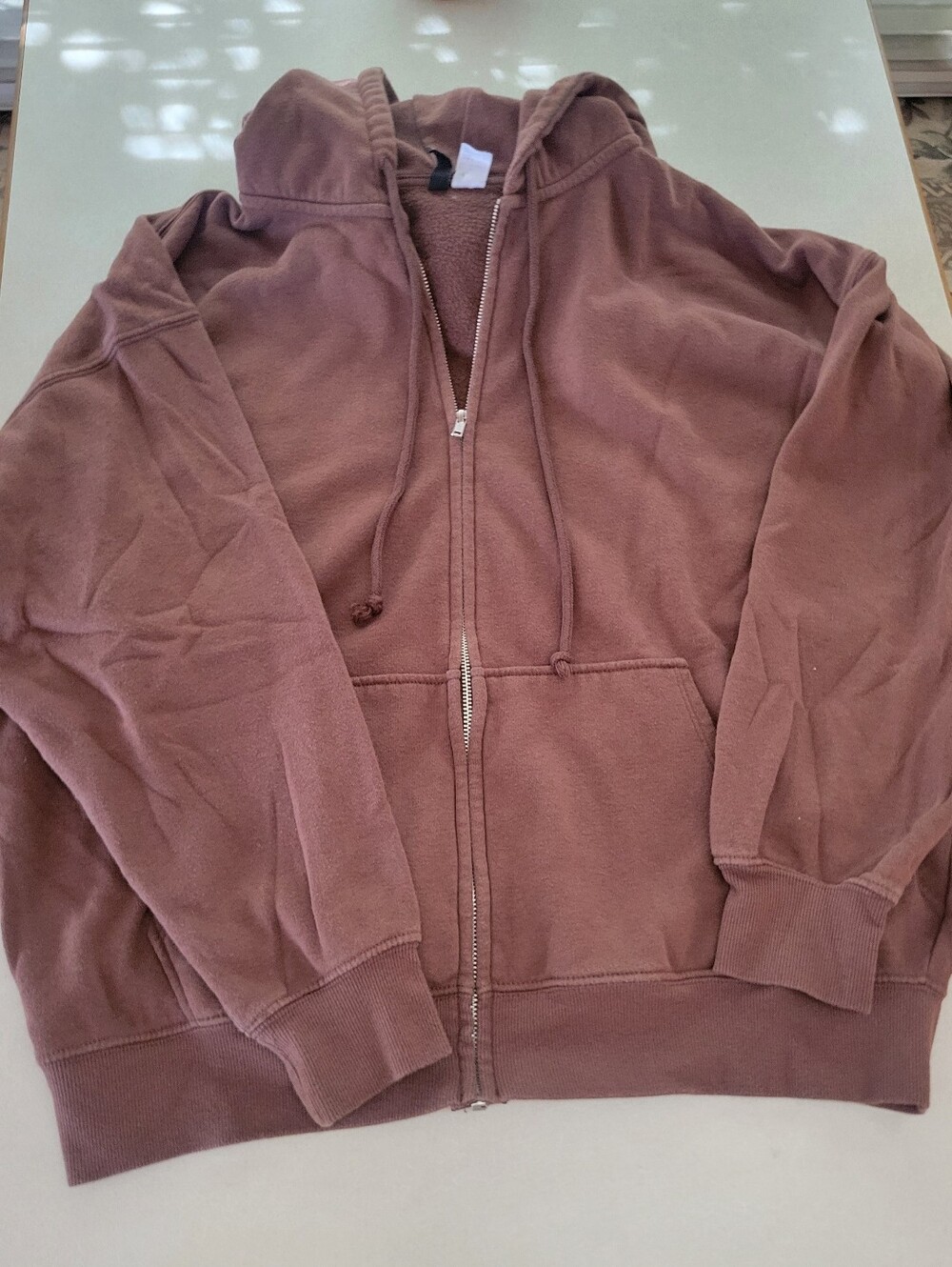 H&M  Zip-Up Crewneck Hoodie